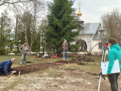 Псковские археологи начали работы на территории Снетогорского монастыря