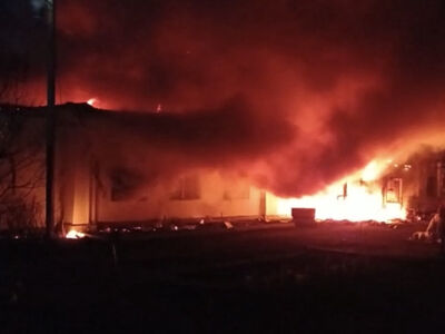 Пожар в Петропавловской женсокм монастыре Павлодарской епархии полностью уничтожил старое монастырское здание