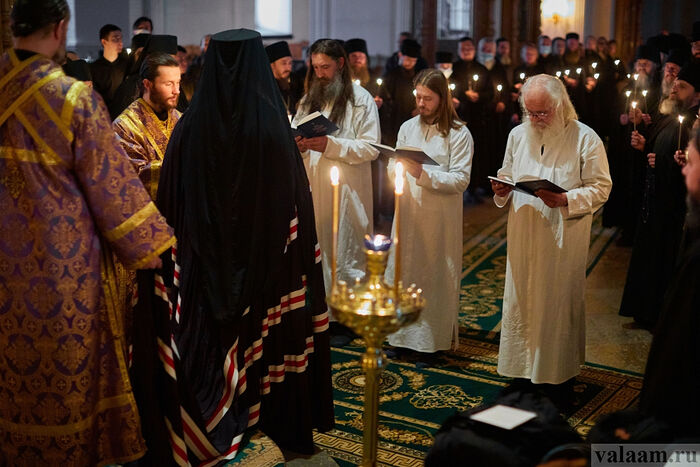 Валаам иноческий постриг