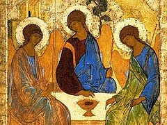 Смысловые особенности цвета в «Святой Троице»