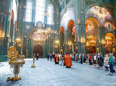 В главном храме Вооруженных сил России состоялось заседание президиума Российской академии художеств