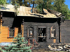 Estonia: Arson suspected as 19th-century wooden church goes up in flames twice this year