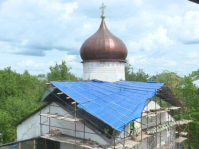 Реставрация Храма Козьмы и Дамиана с Примостья идёт полным ходом