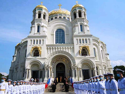 Мощи праведного воина Феодора Ушакова доставили в Кронштадт