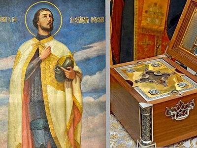 Псковская земля встречает ковчег с мощами святого князя Александра Невского!