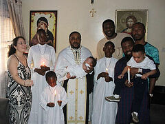 Five children baptized into Christ in Nigeria