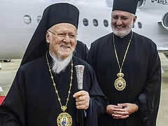 Patriarch Bartholomew hospitalized after arrival to U.S.