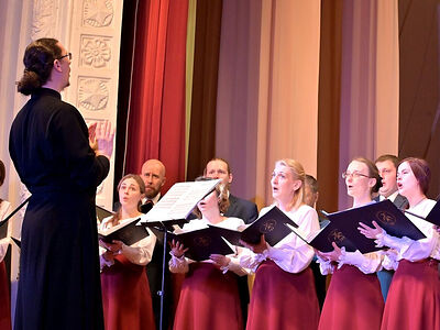 Сто лет смешанному хору Псково-Печерского монастыря