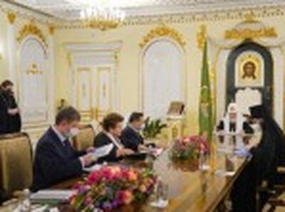 Святейший Патриарх Кирилл провел встречу с представителями Координационного комитета по поощрению социальных и иных инициатив под эгидой Церкви