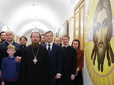 В Московской духовной академии открылась выставка эскизов росписей главного храма Вооруженных сил РФ