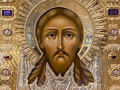 Святейший Патриарх Кирилл в благословение жителям Казахстана передал икону Спаса Нерукотворного для Вознесенского кафедрального собора Алма-Аты