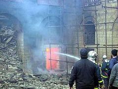 Fire at St. Panteleimon Monastery, Mt. Athos, partially under control 