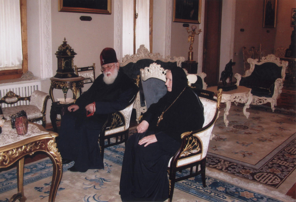 Матушка Георгия и Святейший и Блаженнейший Католикос-Патриарх всея Грузии Илия II 