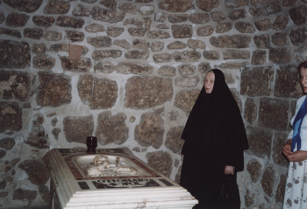 Матушка Георгия в Лидде у мощей своего небесного покровителя святого великомученика Георгия Победоносца