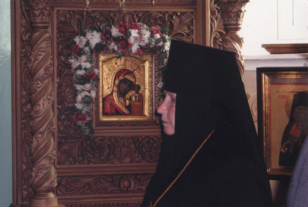 Матушка Георгия у чудотворной Казанской иконы Божией Матери — Заступницы Горненской обители