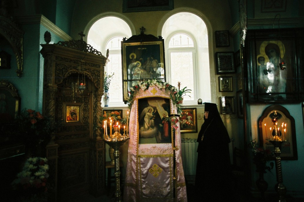 Матушка Георгия в храме