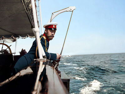 Фотографии царской семьи в цвете