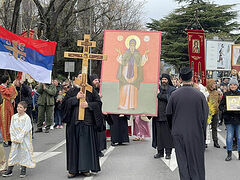 Με προσευχές για την Ουκρανία η λιτανεία του Αγίου Συμεών στην Ποντγκόριτσα
