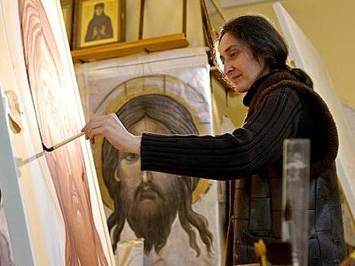Иконописец Лариса Гачева: «Господь осуществил мою мечту, я работаю для Церкви»
