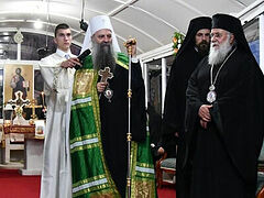 Greek bishop joins Serbian Patriarch for 350th anniversary of repose of St. Basil of Ostrog (+VIDEOS)