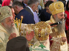Serbian and Macedonian primates and hierarchs concelebrate in Belgrade (+VIDEOS)