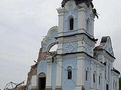 Church at another Svyatogorsk Lavra skete destroyed by shelling