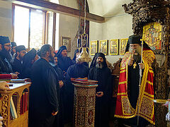Athonite and Bulgarian abbots visit Macedonian Church’s Bigorsky Monastery