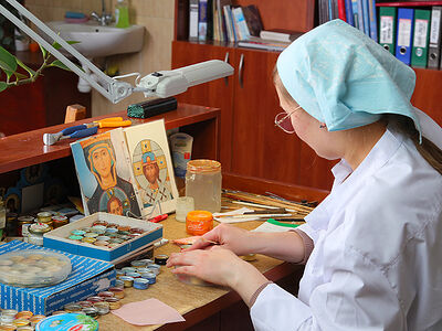 Как рисовать иконы… камнями