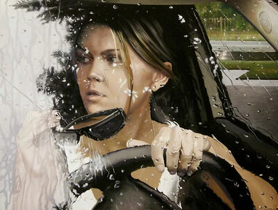 Шаурма, машина и старушка