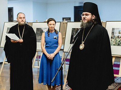 В Государственной Думе открылась выставка, посвященная 600-летию обретения мощей преподобного Сергия Радонежского