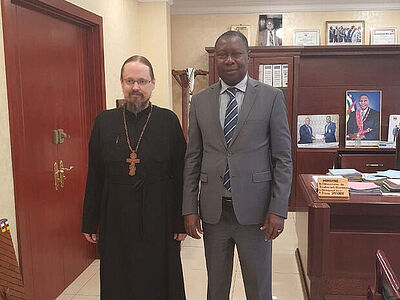 Русская Православная Церковь получила первое государственное свидетельство о регистрации в Африке