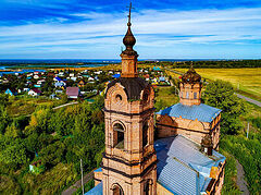 First Liturgy in 90 years in Russian village church