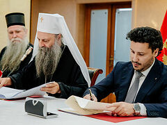 Serbian Church signs agreement with state of Montenegro