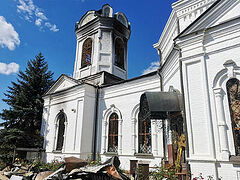 Suffering Donetsk monastery damaged by shelling again