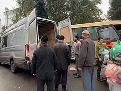 Much-suffering Svyatogorsk Lavra receives humanitarian aid from Odessa Diocese (+VIDEO)