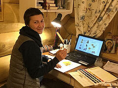 Про художника, для которого Богородица – живая, про пост, который готовит к Рождеству, и про зиму, которая обязательно наступит