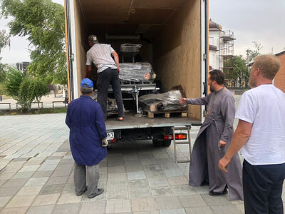 Более 770 тонн помощи беженцам и пострадавшим мирным жителям передали из московского пункта приема помощи Синодального отдела. Информационная сводка о помощи беженцам (от 5 октября 2022 года)