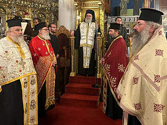 Patriarch of Antioch visits ailing Archbishop of Cyprus