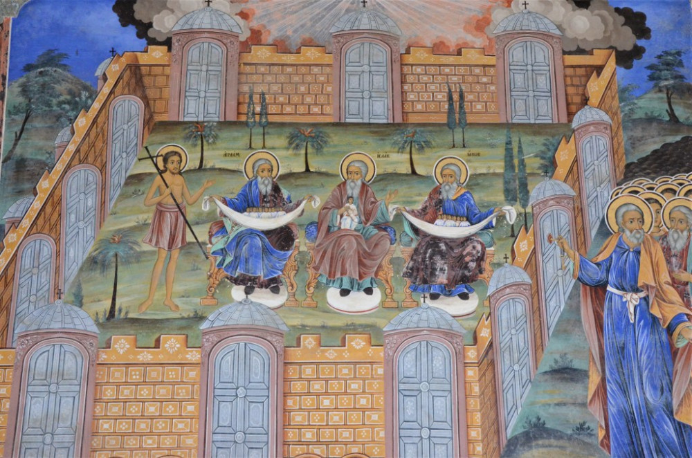 Фрески галереи храма Рождества Пресвятой Богородицы