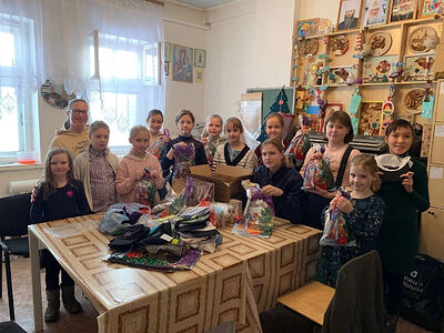 В епархиях России готовят подарки для детей на Донбассе и детей-беженцев. Информационная сводка о помощи беженцам (от 16 декабря 2022 года)