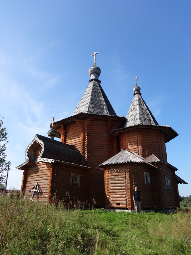 Northern Russian wooden church architecture