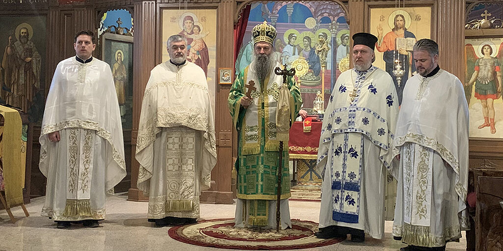 Serbian Patriarch serves at St. Sava Monastery in Illinois—home of ...