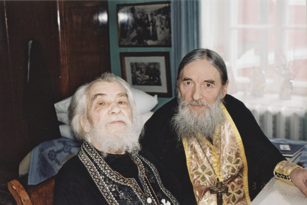 Отец Иоанн с братским духовником архимандритом Таврионом (Баловым)