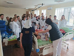 В Луганске церковная больница святителя Алексия открыла учебный центр по сестринскому уходу
