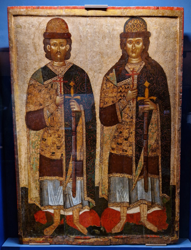 Икона святых Бориса и Глеба