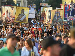 Στο Βελιγράδι έγινε Λιτανεία υποστήριξης της Ουκρανικής Ορθόδοξης Εκκλησίας