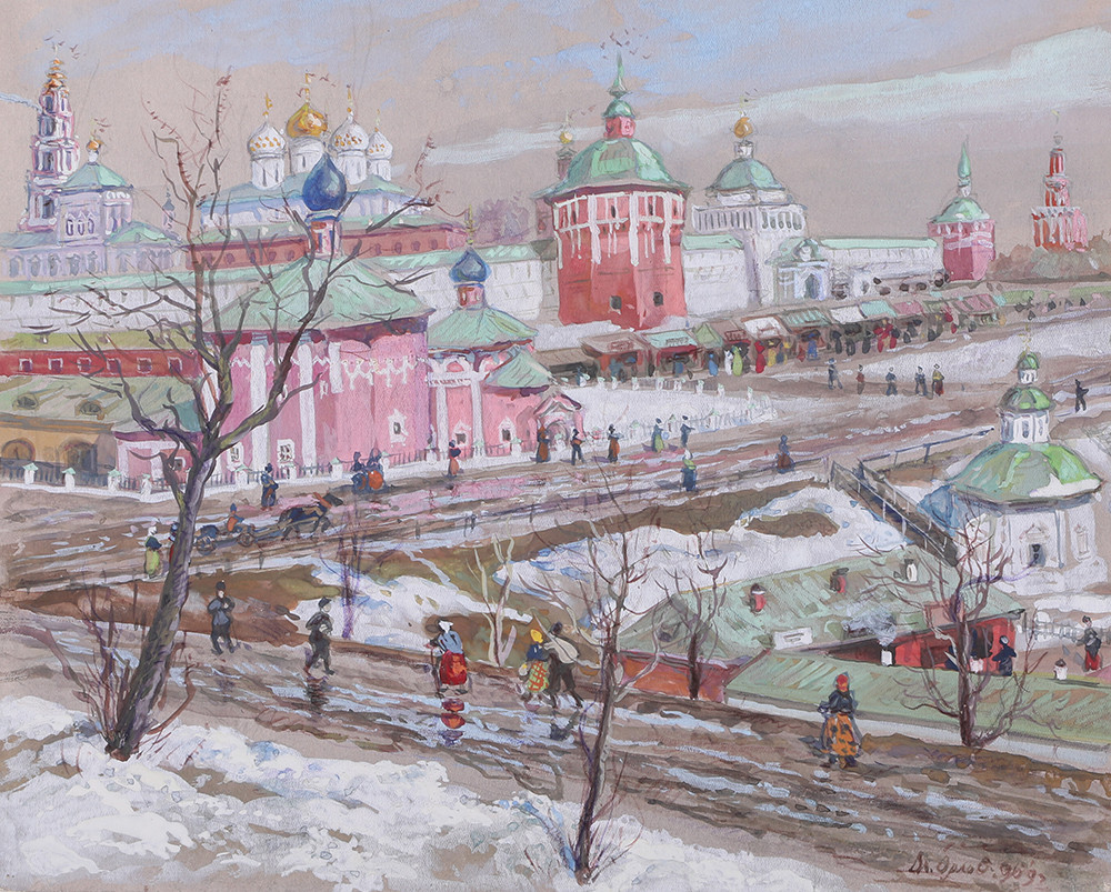 View of the Holy Trinity-St. Sergius Lavra from Blinny Hill
