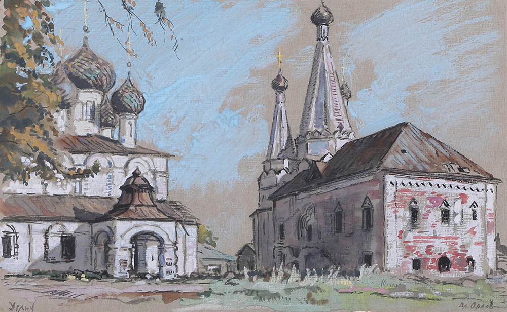 Uglich. “Divnaya” Church in the St. Alexis Monastery
