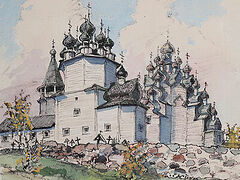 Forgotten Russian Architecture in Drawings by Vladimir Orlov