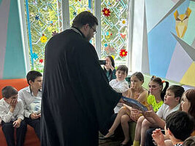 Горловская епархия поздравила воспитанников социальных учреждений